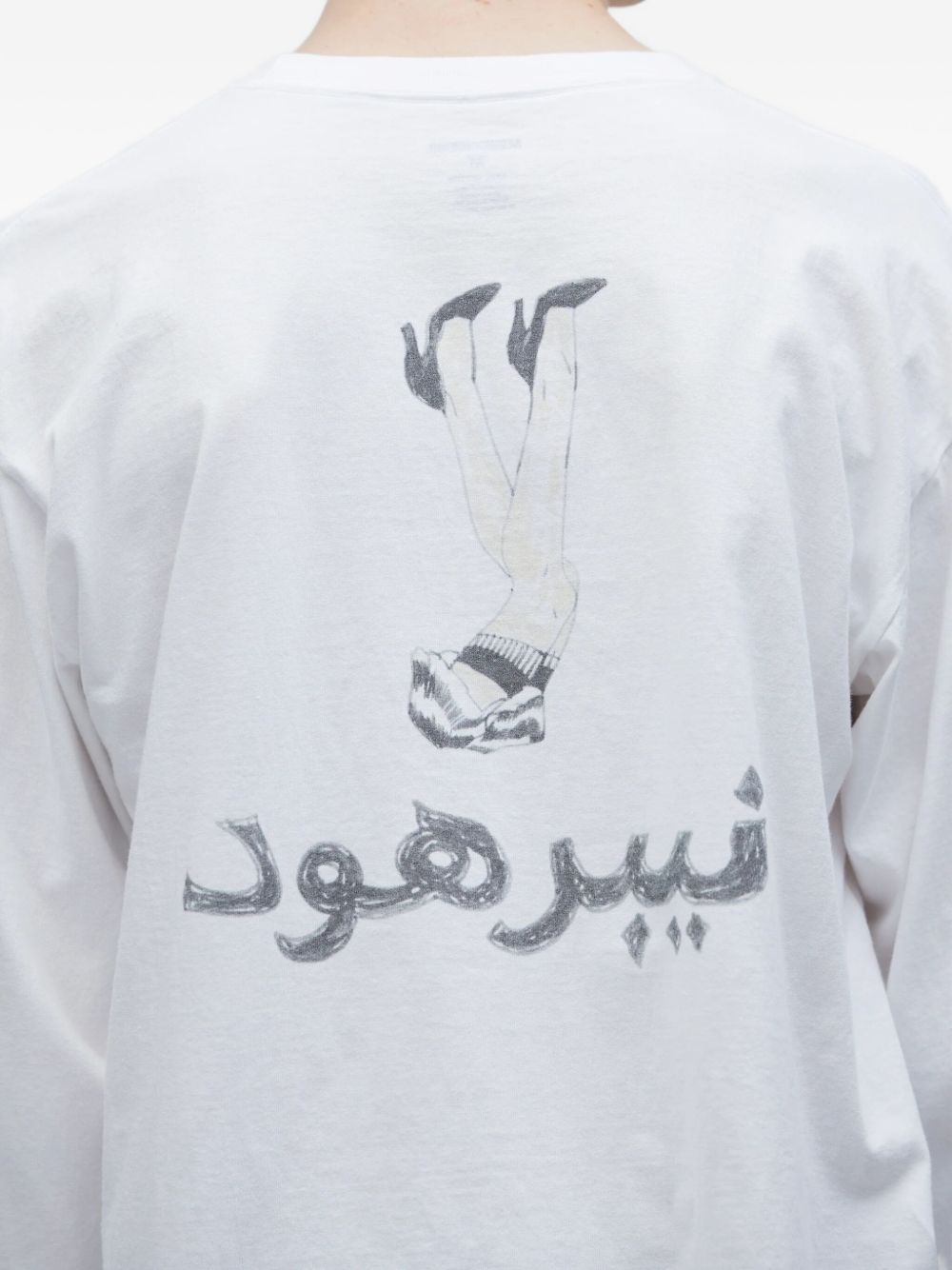 graphic-print long-sleeve T-shirt