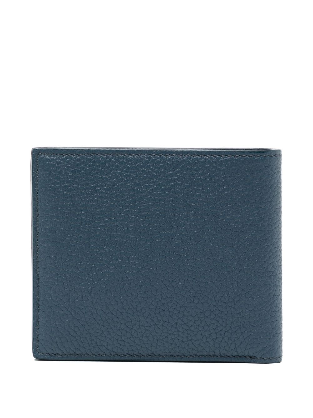 grain leather classic bifold wallet
