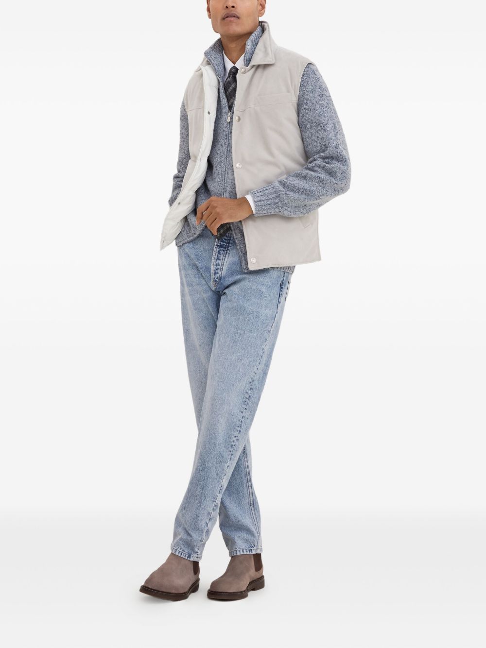 logo-patch jeans