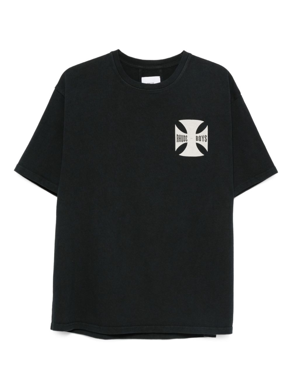 cross-embellished T-shirt