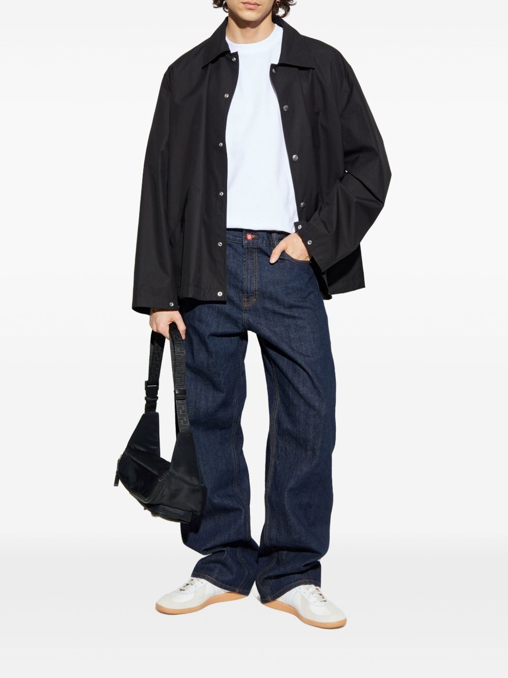 logo-patch jeans