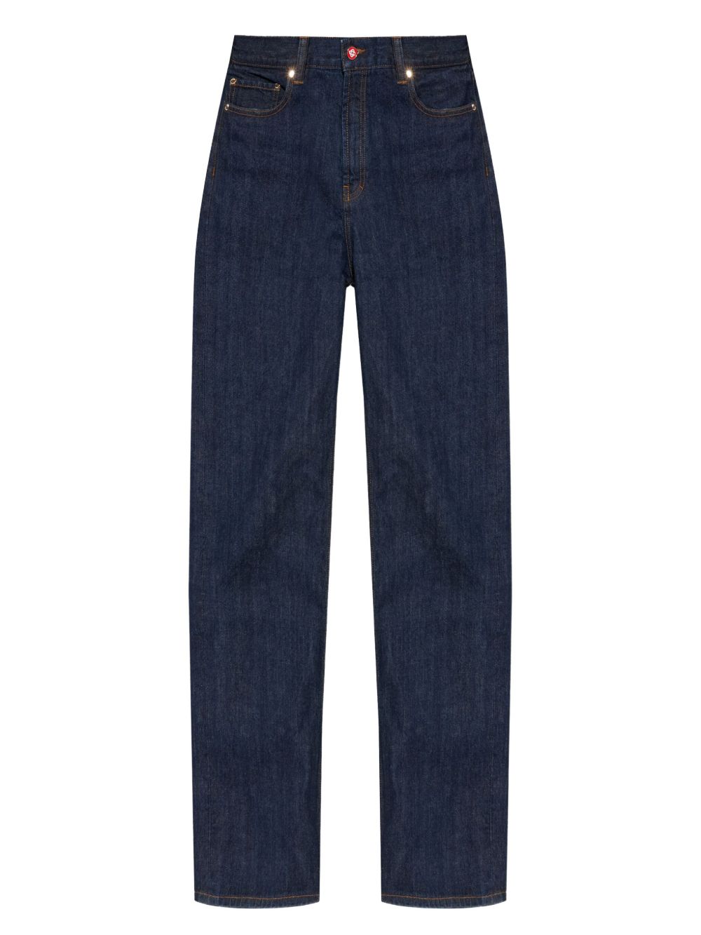 logo-patch jeans