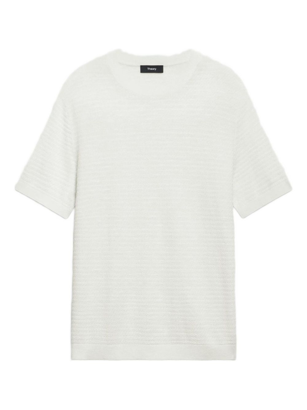 linen-blend T-shirt