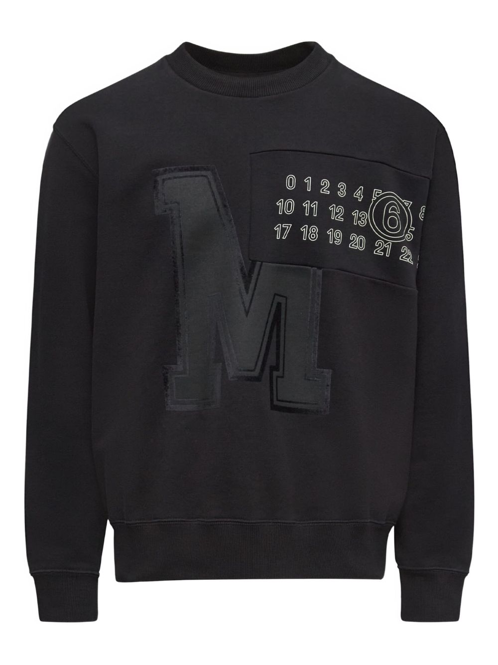 appliqué logo sweatshirt