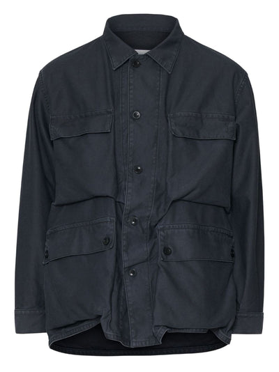 Patch-Pocket Shirt Jacket