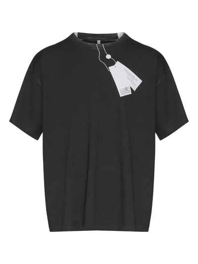 Tag-Print T-Shirt