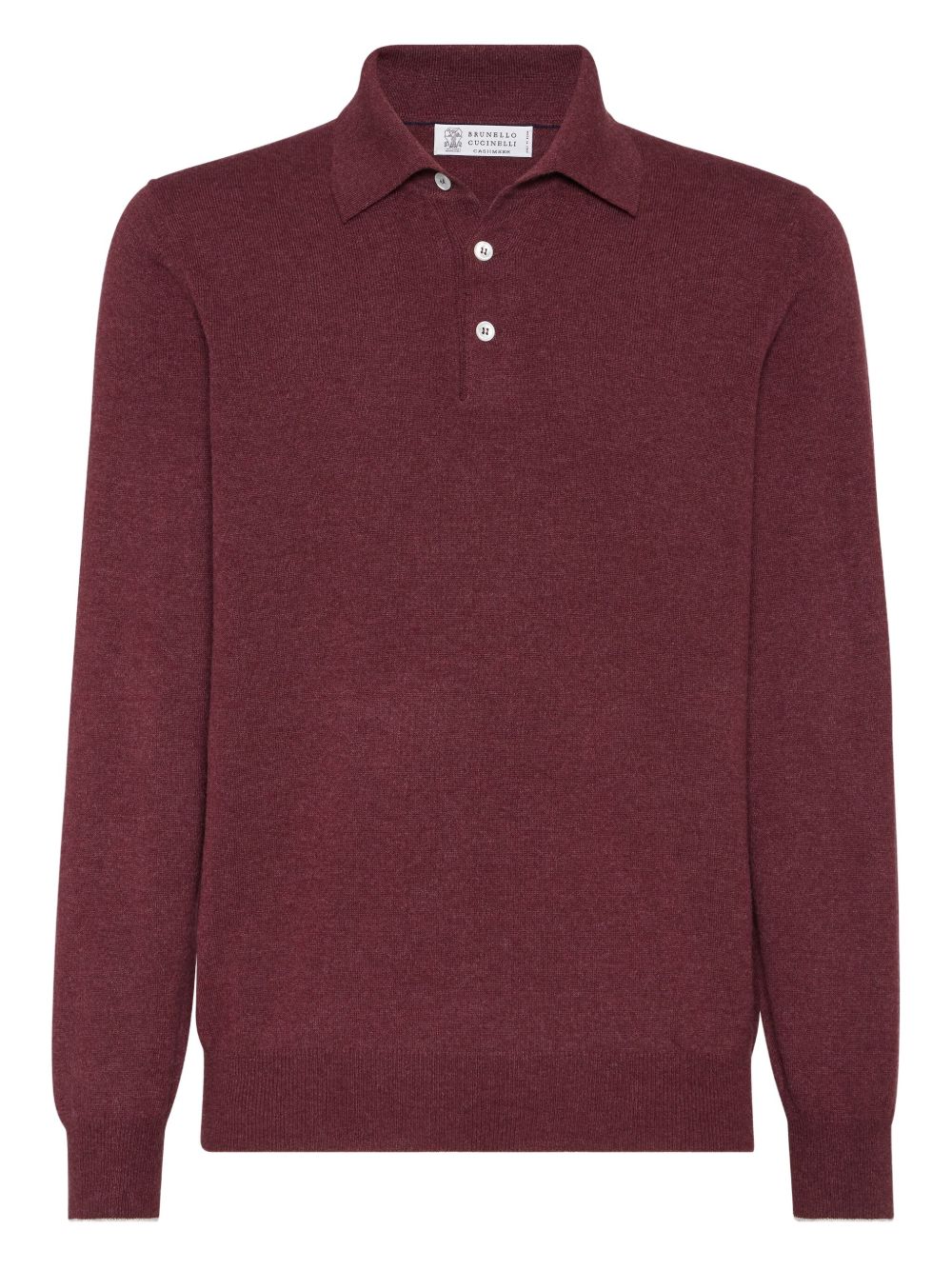 knitted polo shirt