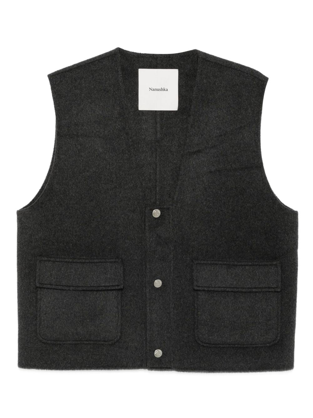 cropped gilet