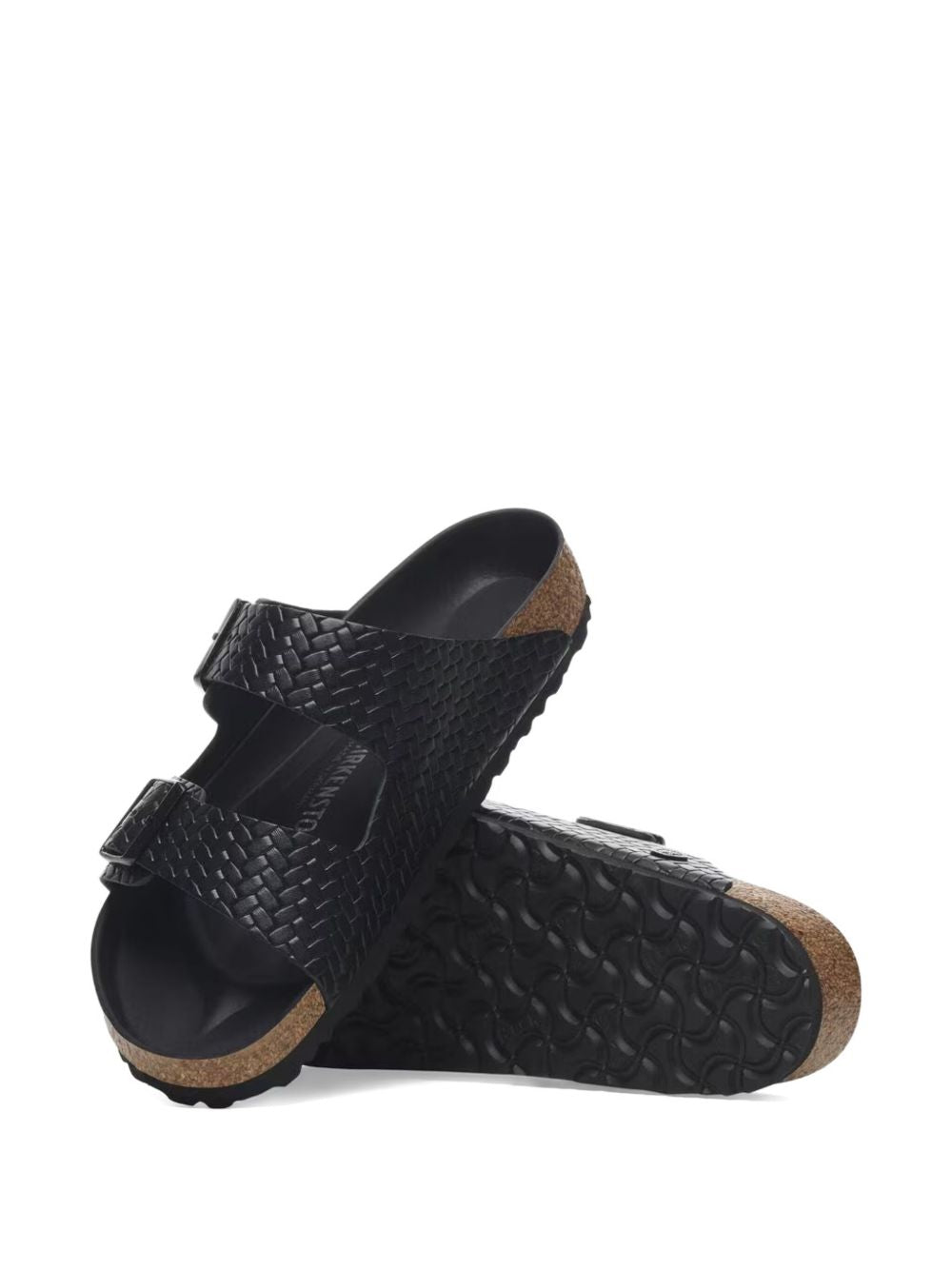 braided-strap slide sandals