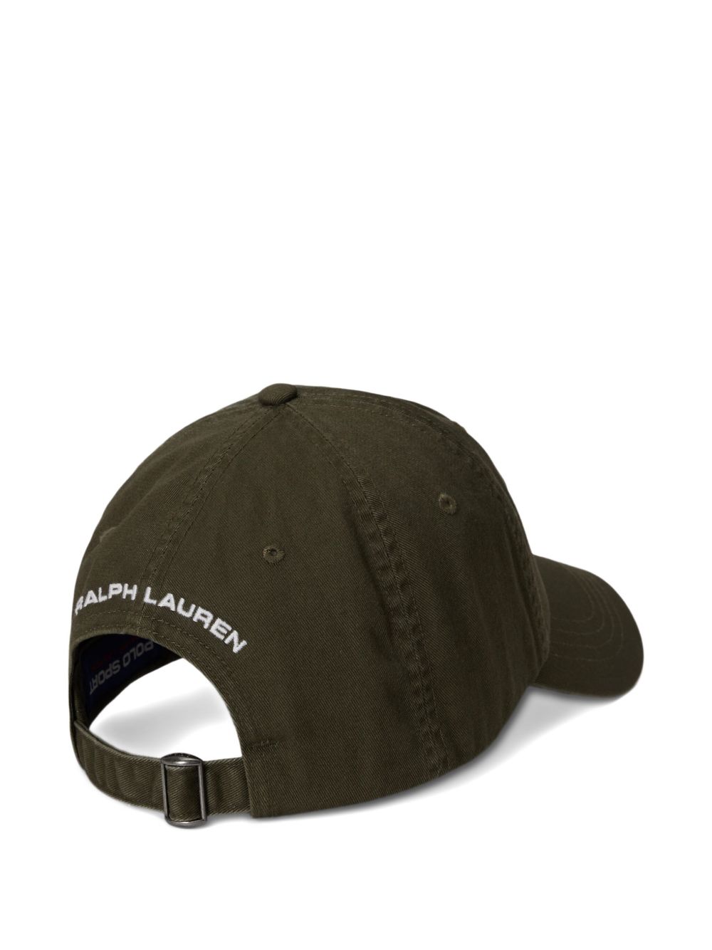 logo-embroidered cap