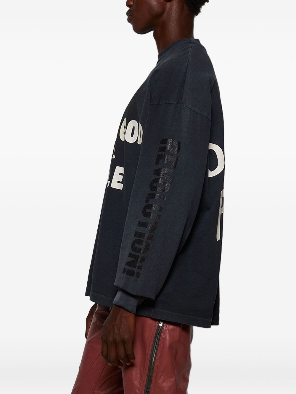 open our future long-sleeve T-shirt