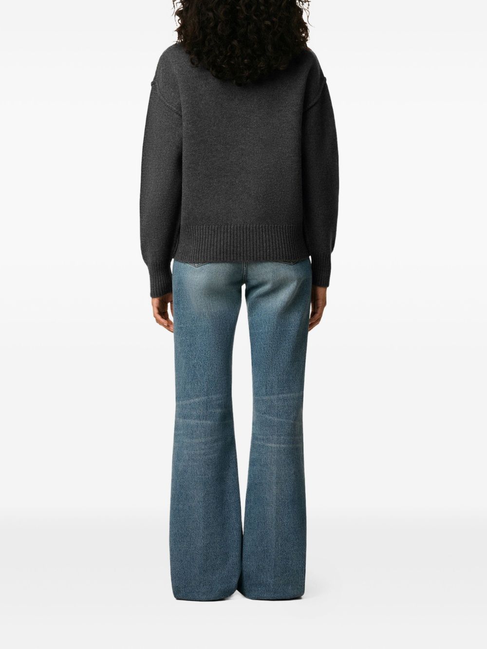 Ami De Coeur crew-neck wool sweater
