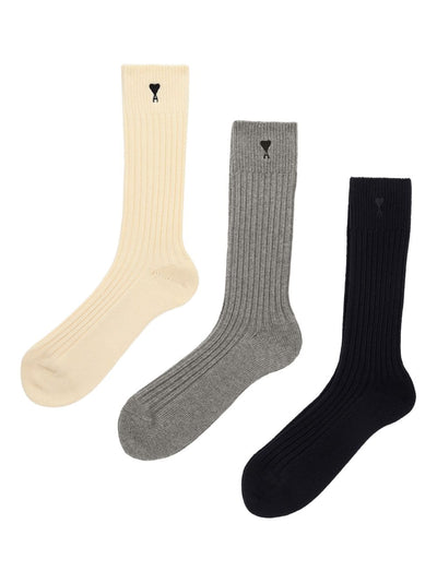 Ami De Coeur Cotton Socks (Pack Of Three)