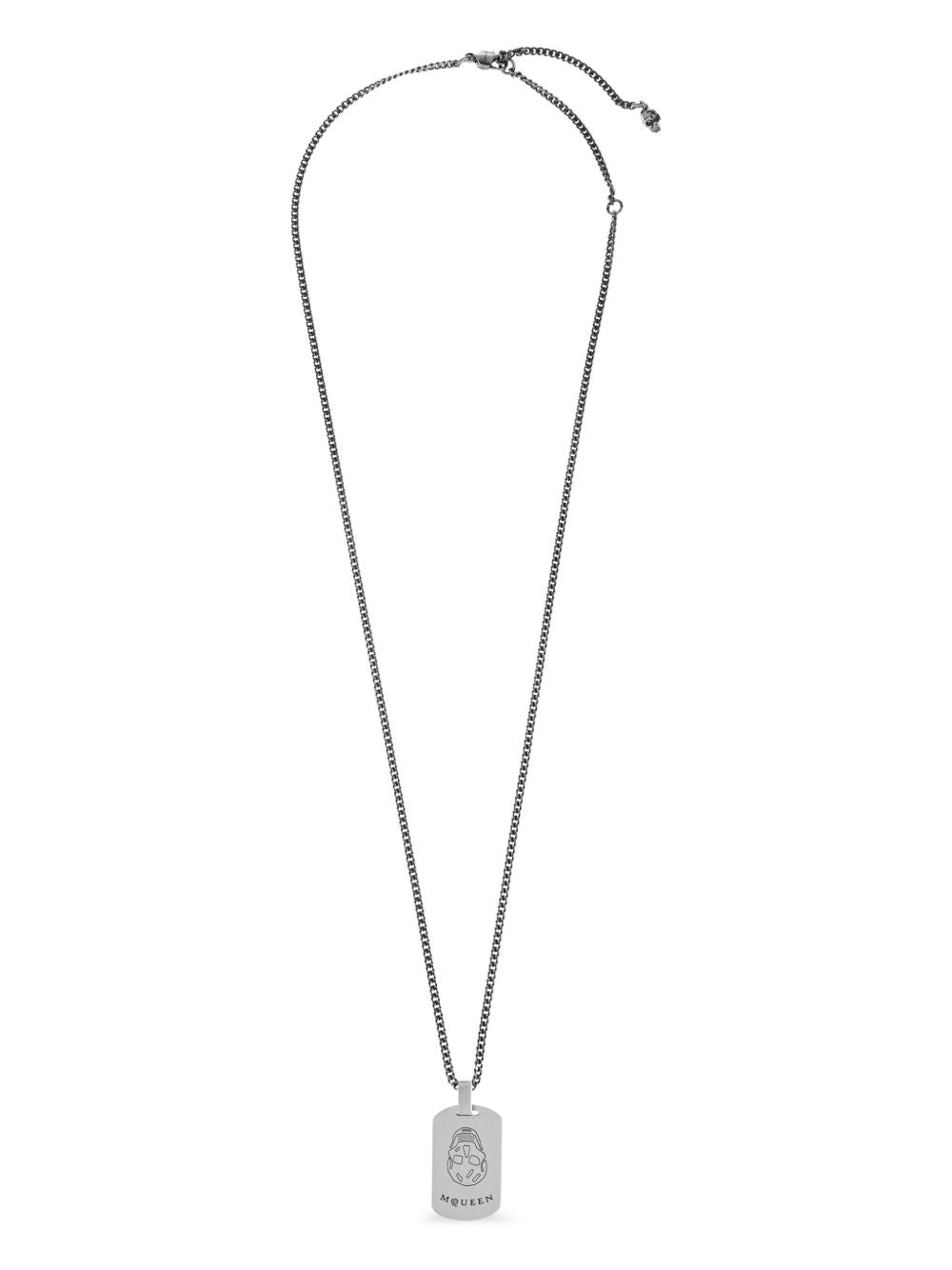engraved-logo necklace