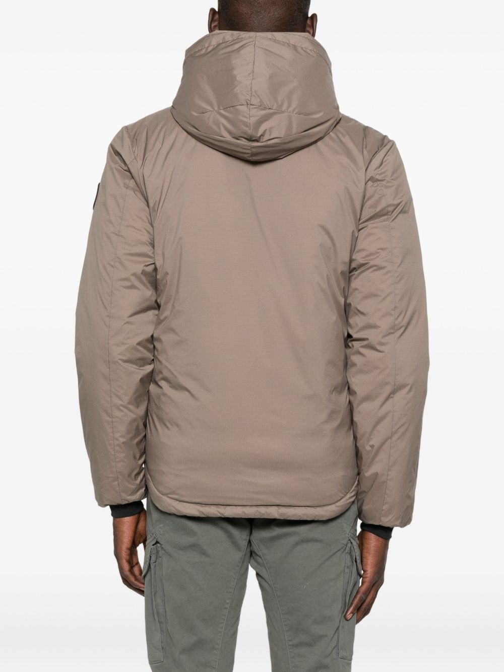 Lodge hooded zip-fastening jacket
