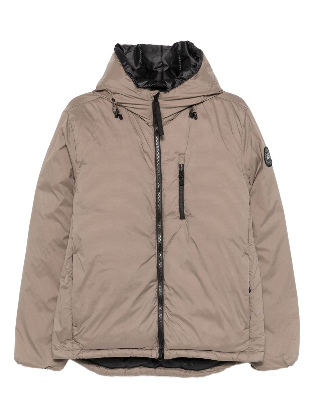 Lodge hooded zip-fastening jacket