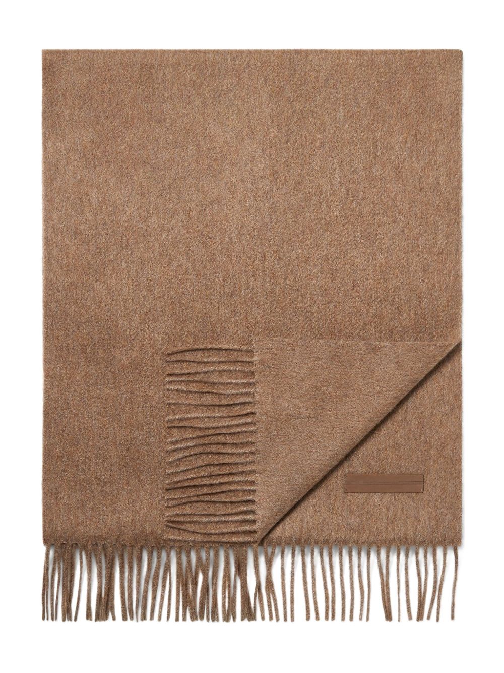 fringed cashmere scarf