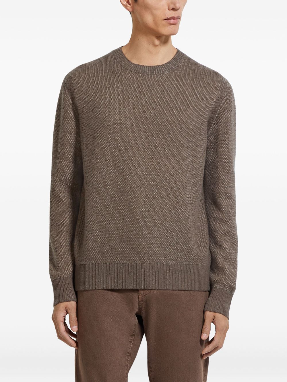 crewneck cashmere sweater