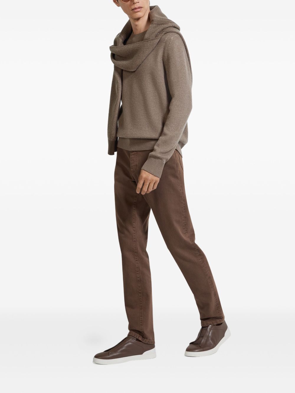 crewneck cashmere sweater