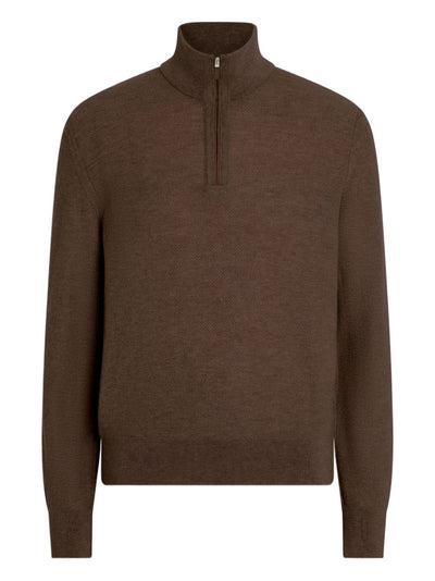 Half-Zip Cashmere Sweater