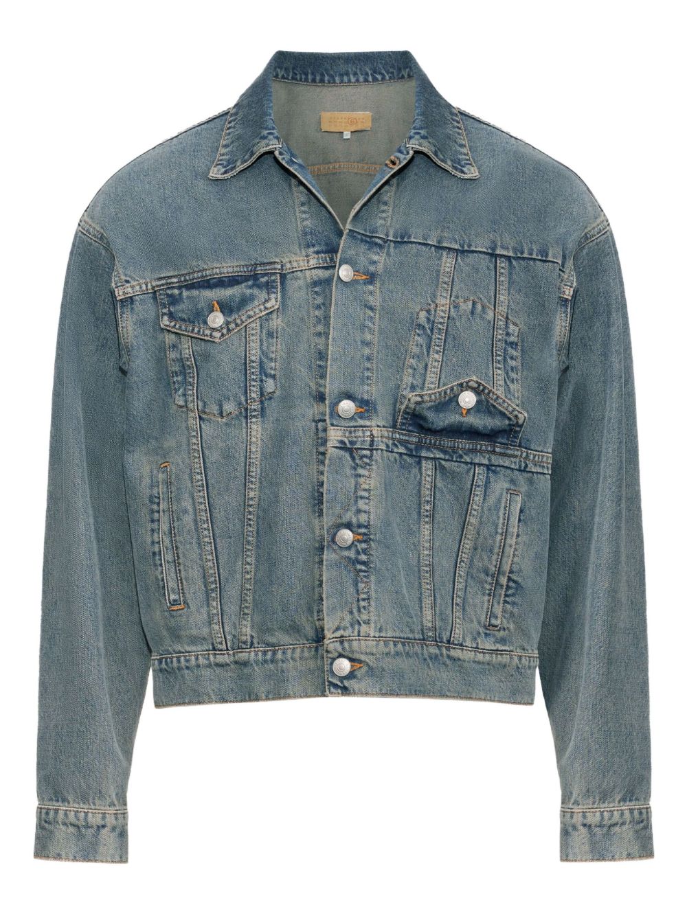 flap-pocket denim jacket