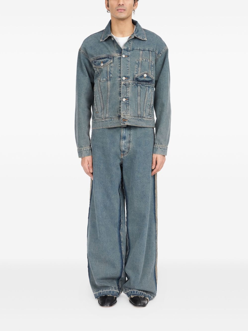 flap-pocket denim jacket