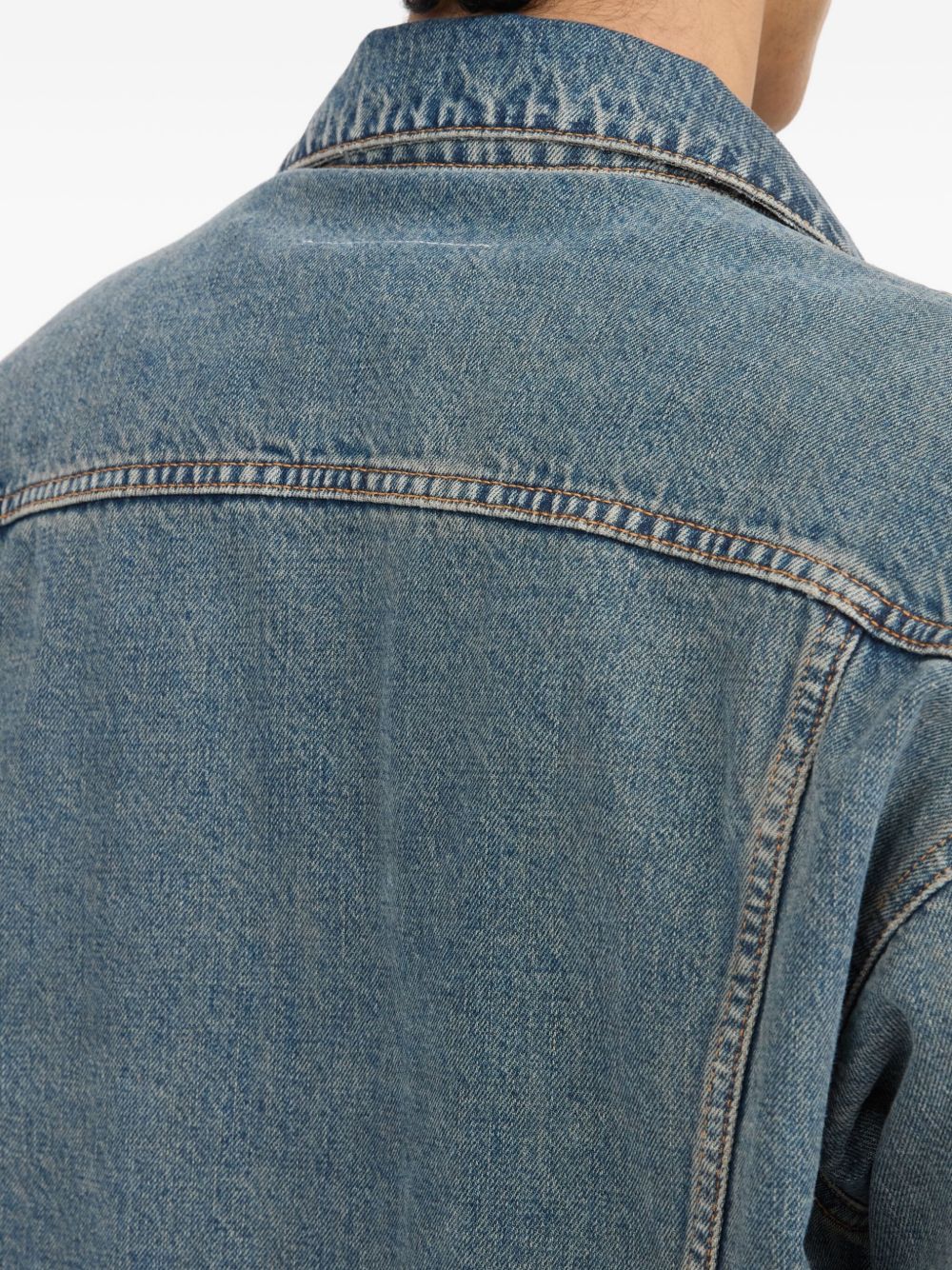 flap-pocket denim jacket