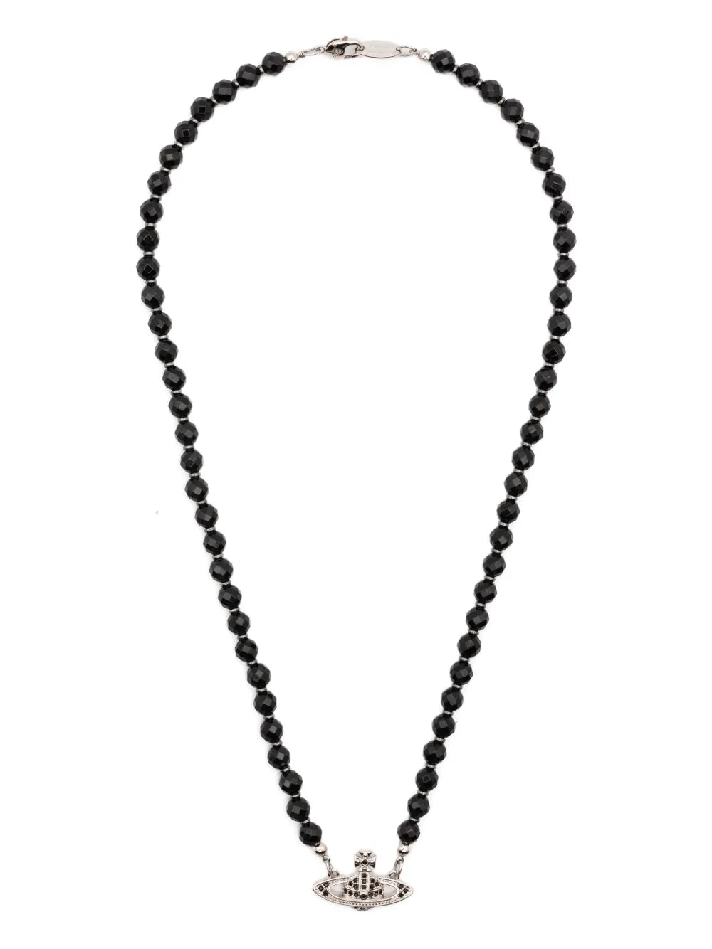 Messaline orb-embellished necklace