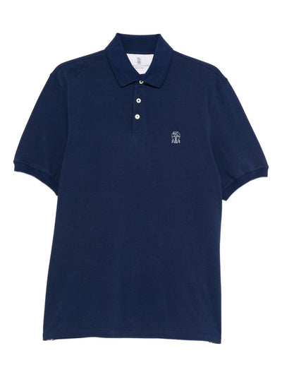 Embroidered Cotton Polo Shirt