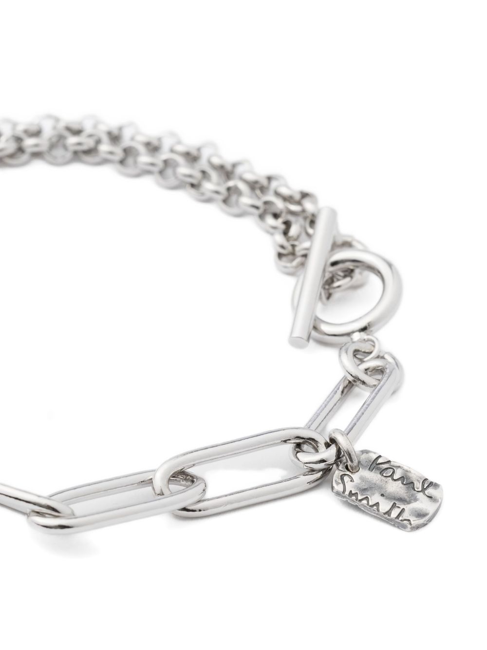 Two-chain toggle bracelet