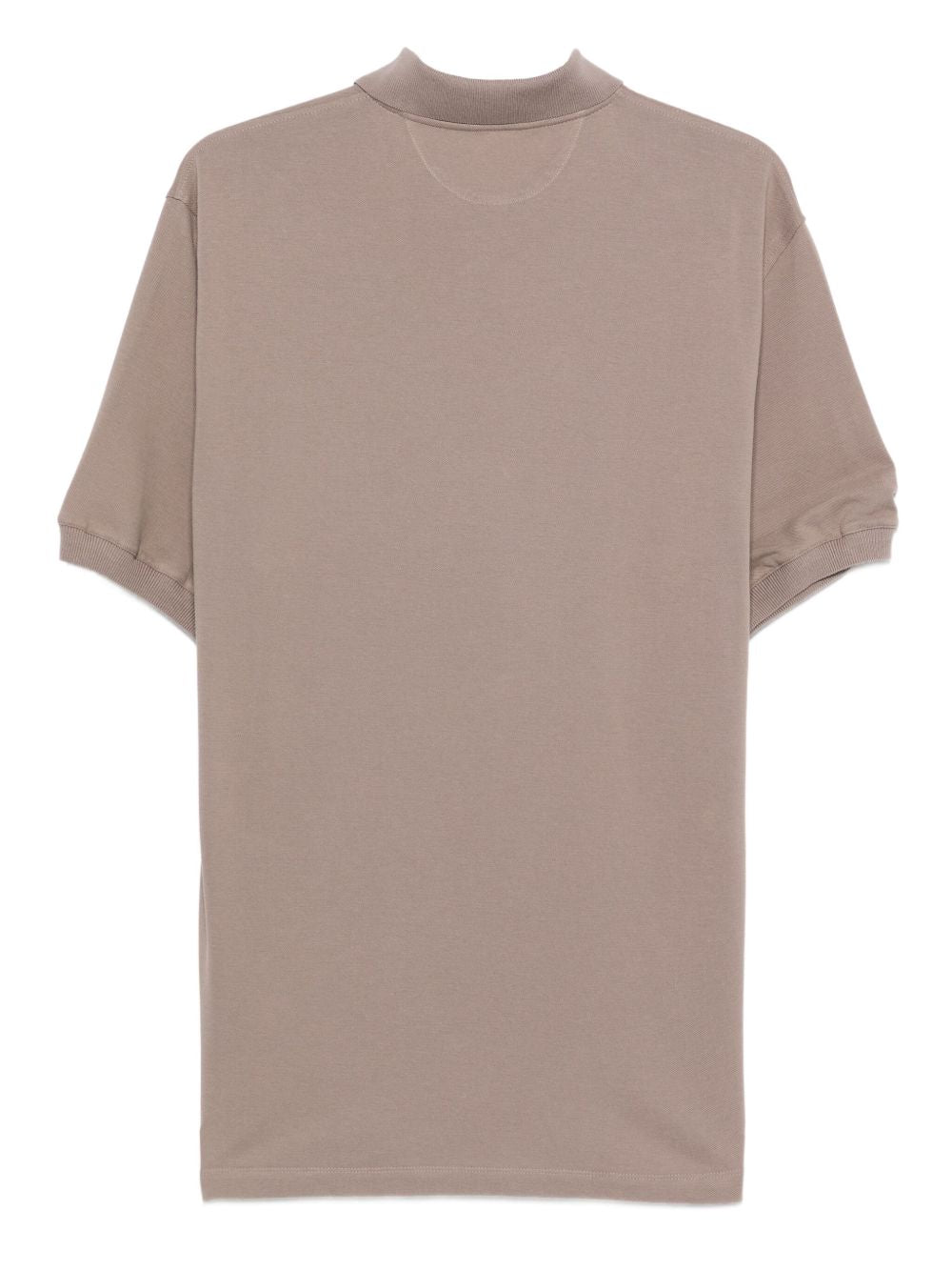 embroidered-logo cotton polo shirt