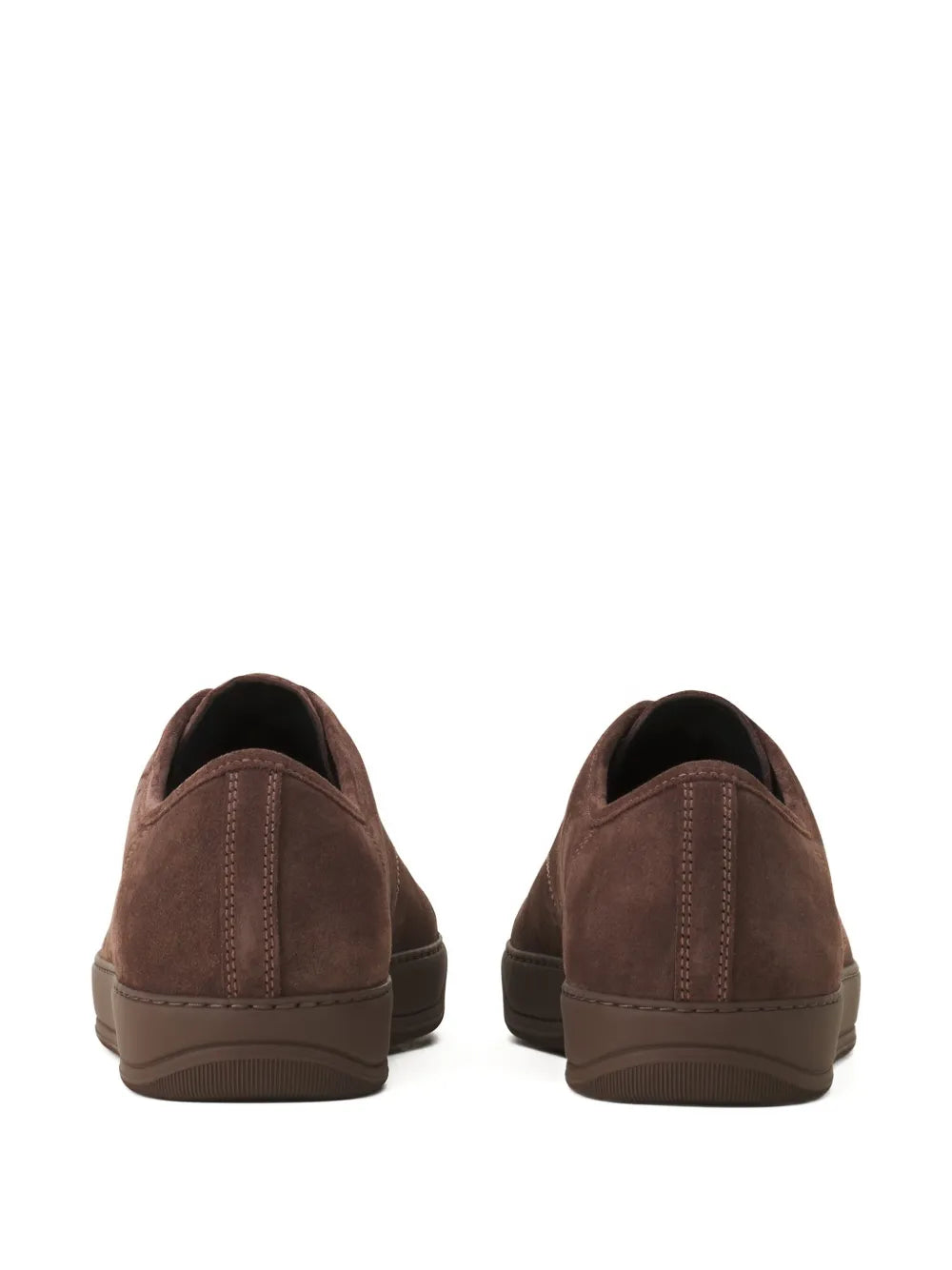 Suede Leather Cap-Toe Sneakers