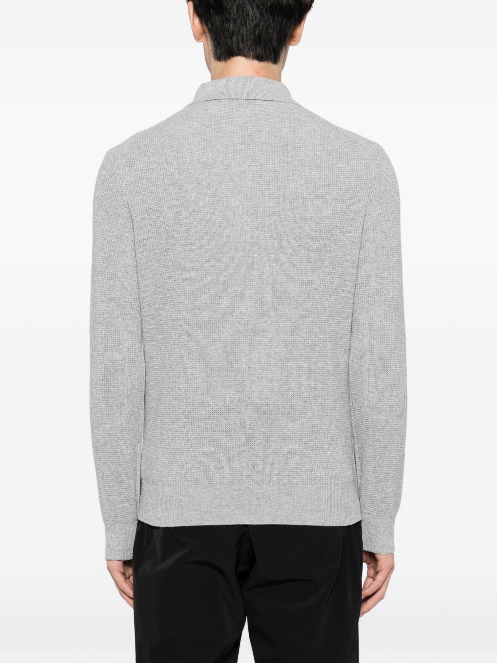 knitted polo shirt