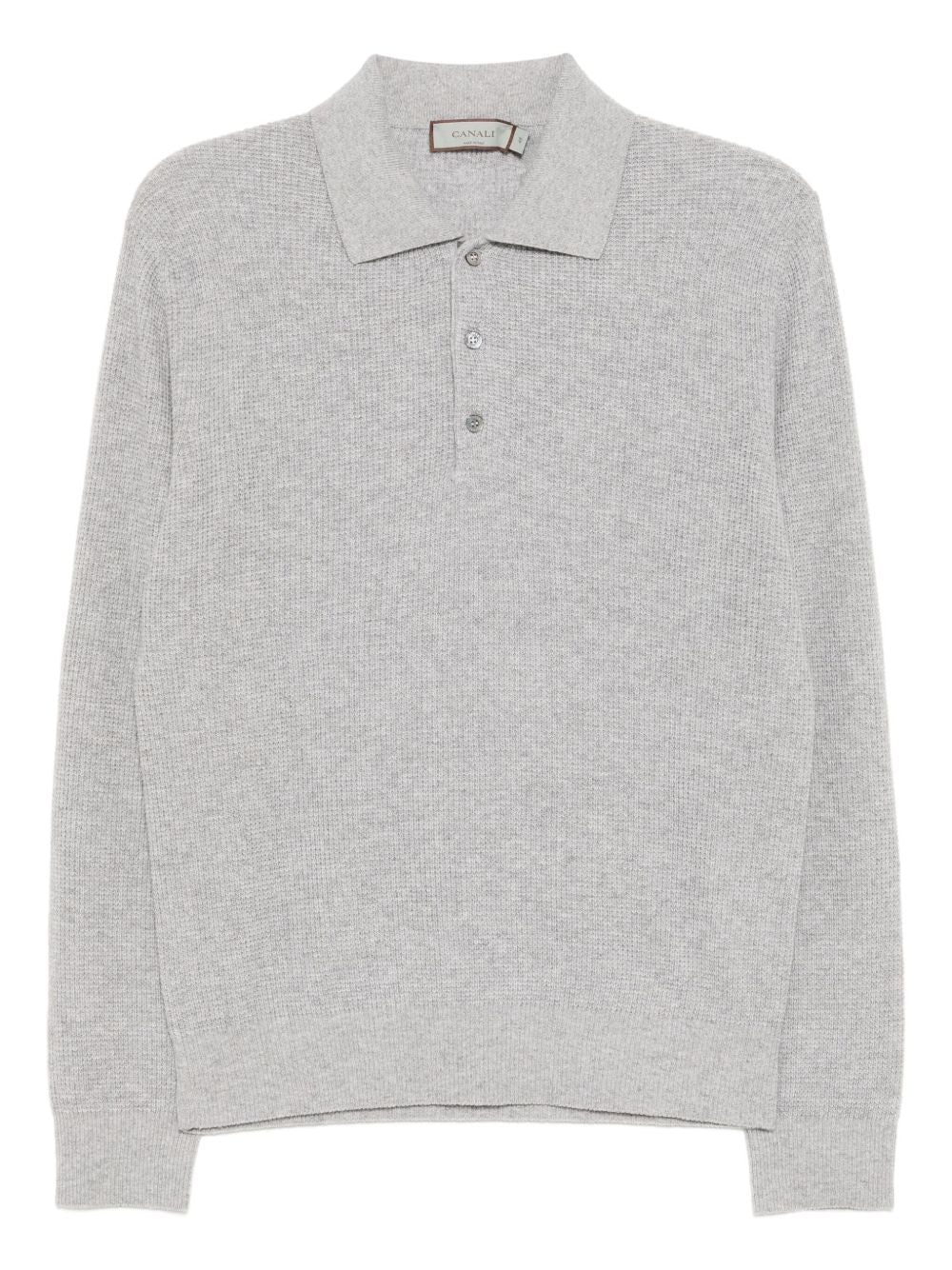 knitted polo shirt