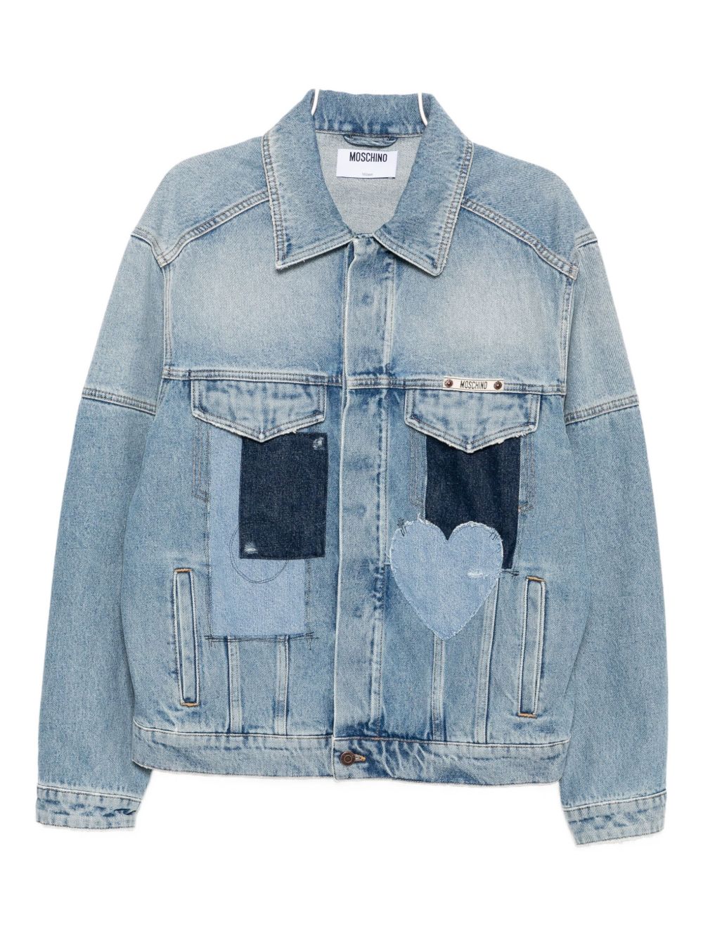 patchwork denim jacket