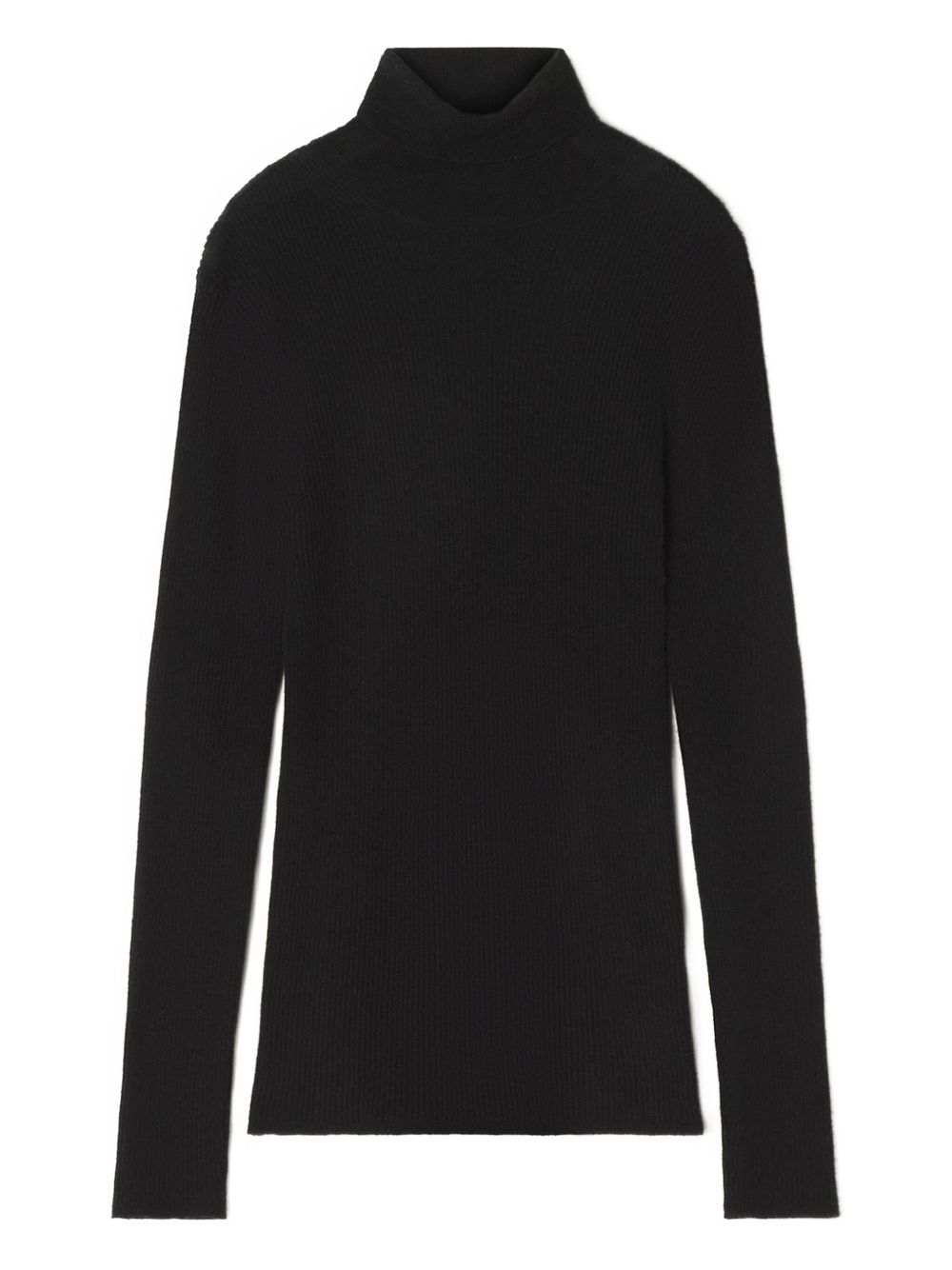 ribbed turtleneck sweater