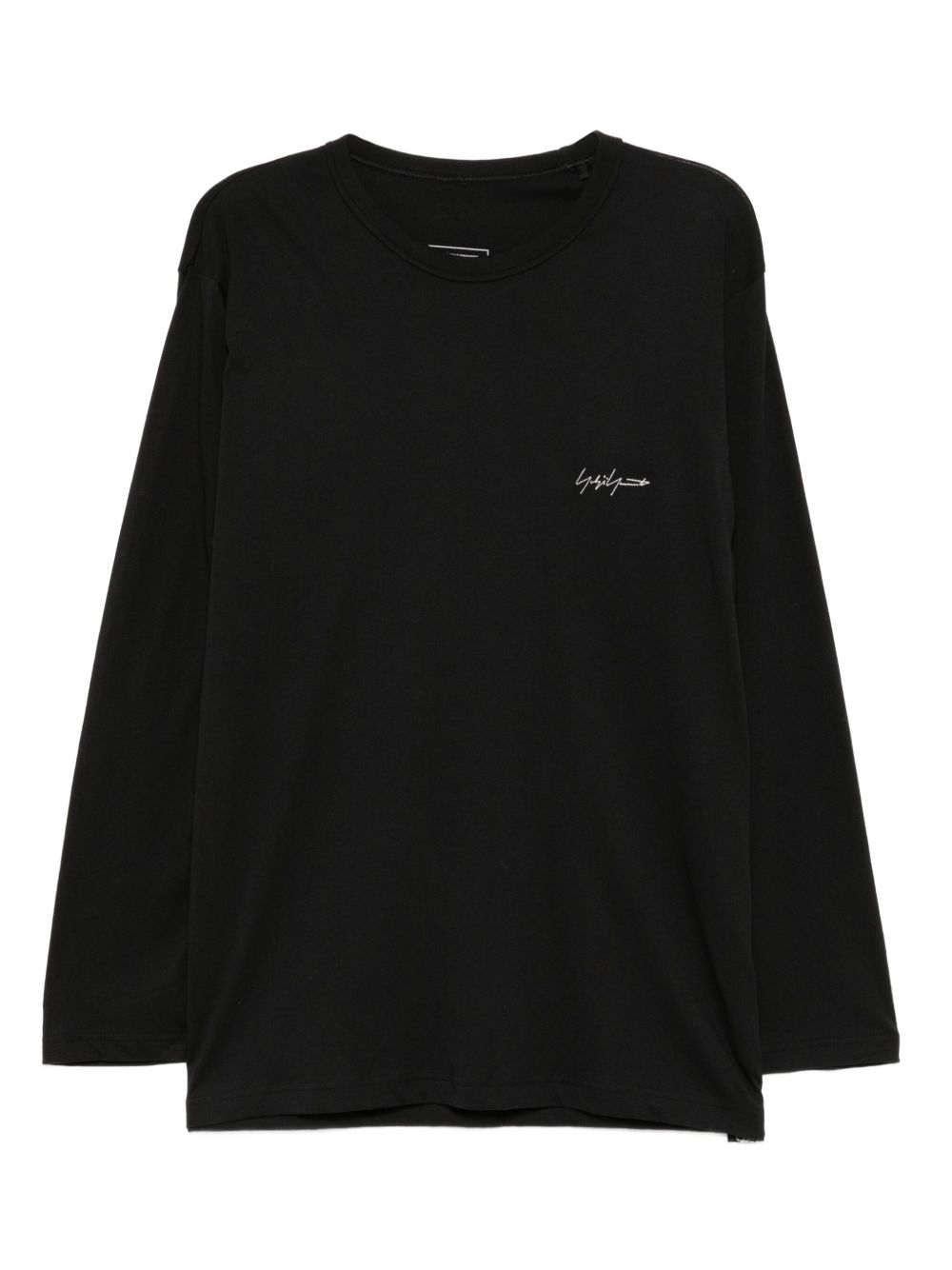 long-sleeve cotton T-shirt