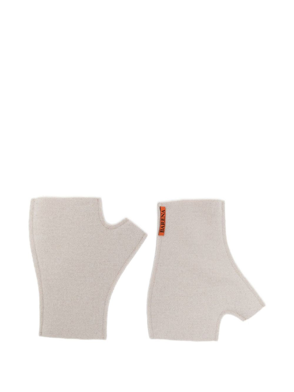 logo-patch gloves