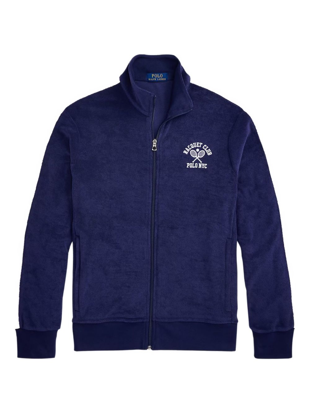embroidered-logo sweatshirt