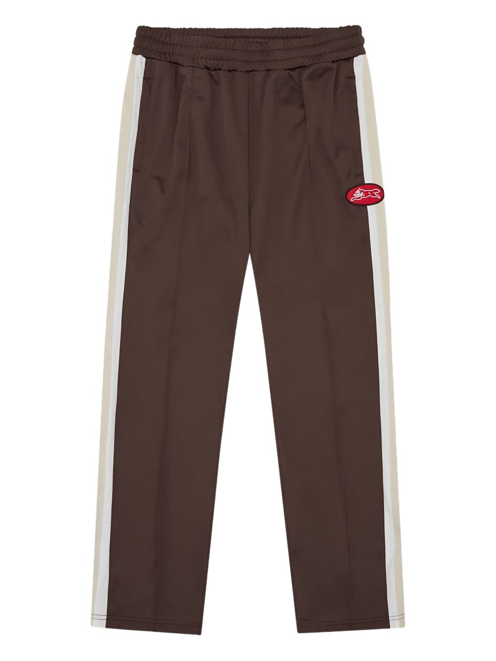 side-stripe logo-patch track pants