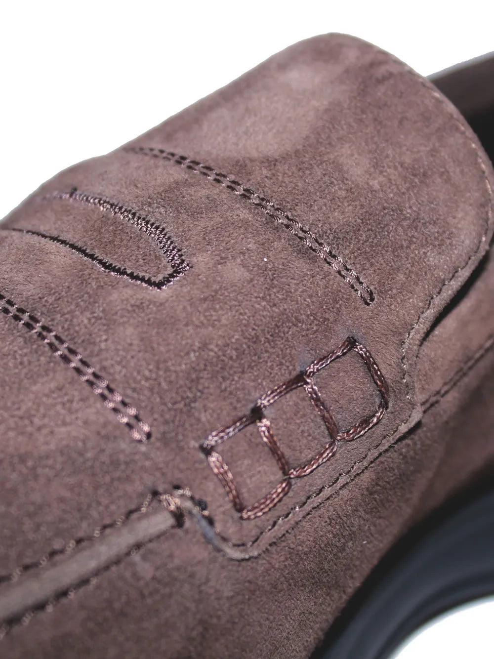 Suede Penny Loafers