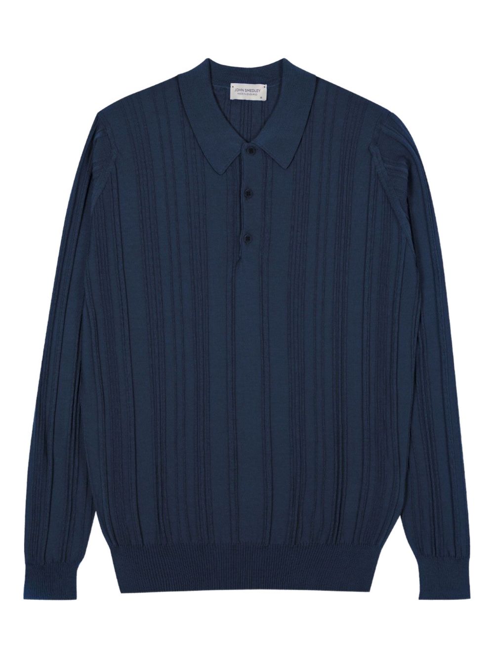 ribbed polo shirt