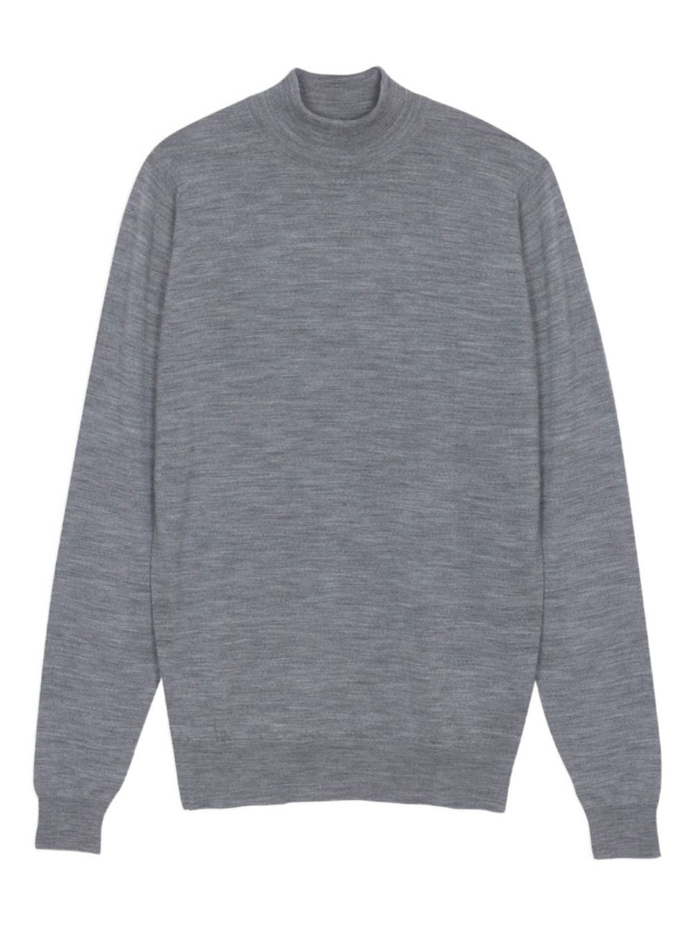 high-neck merino wool sweater