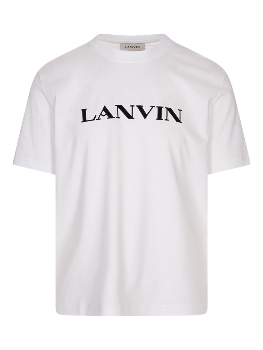 logo-embroidered cotton T-shirt