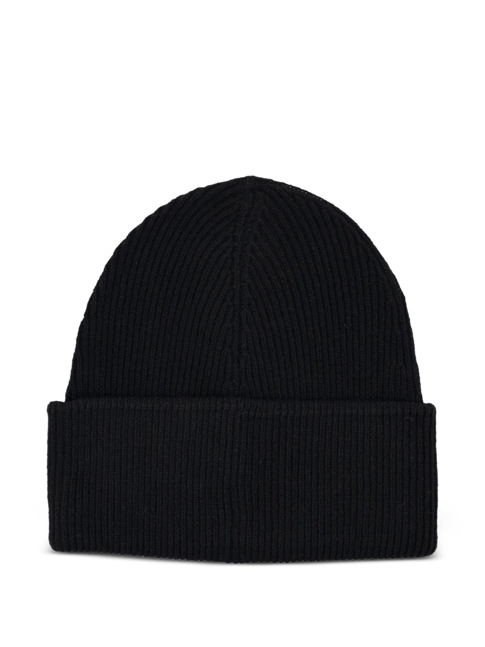 ribbed tape cotton beanie
