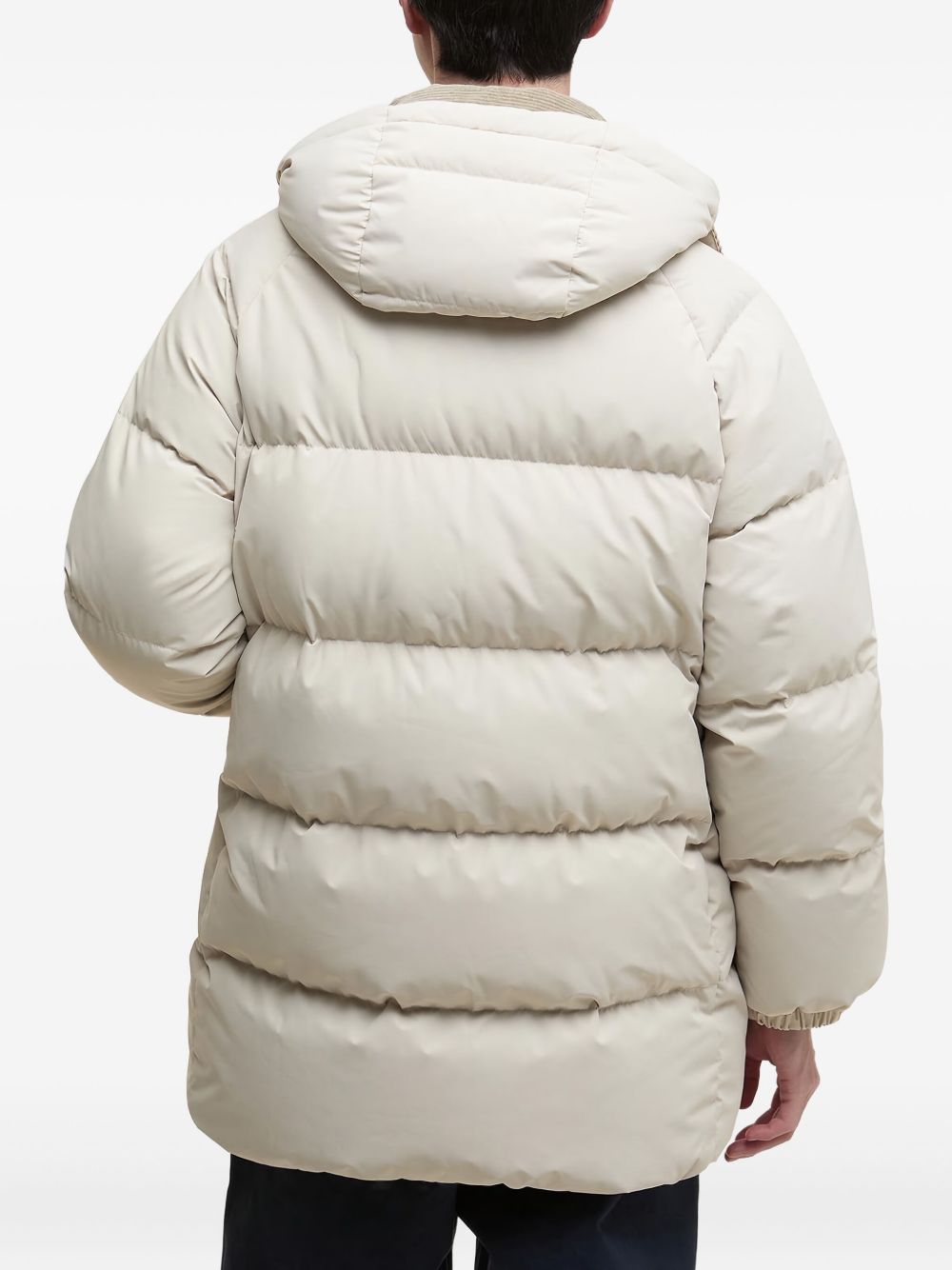 Beaufort quilted corduroy-collar jacket