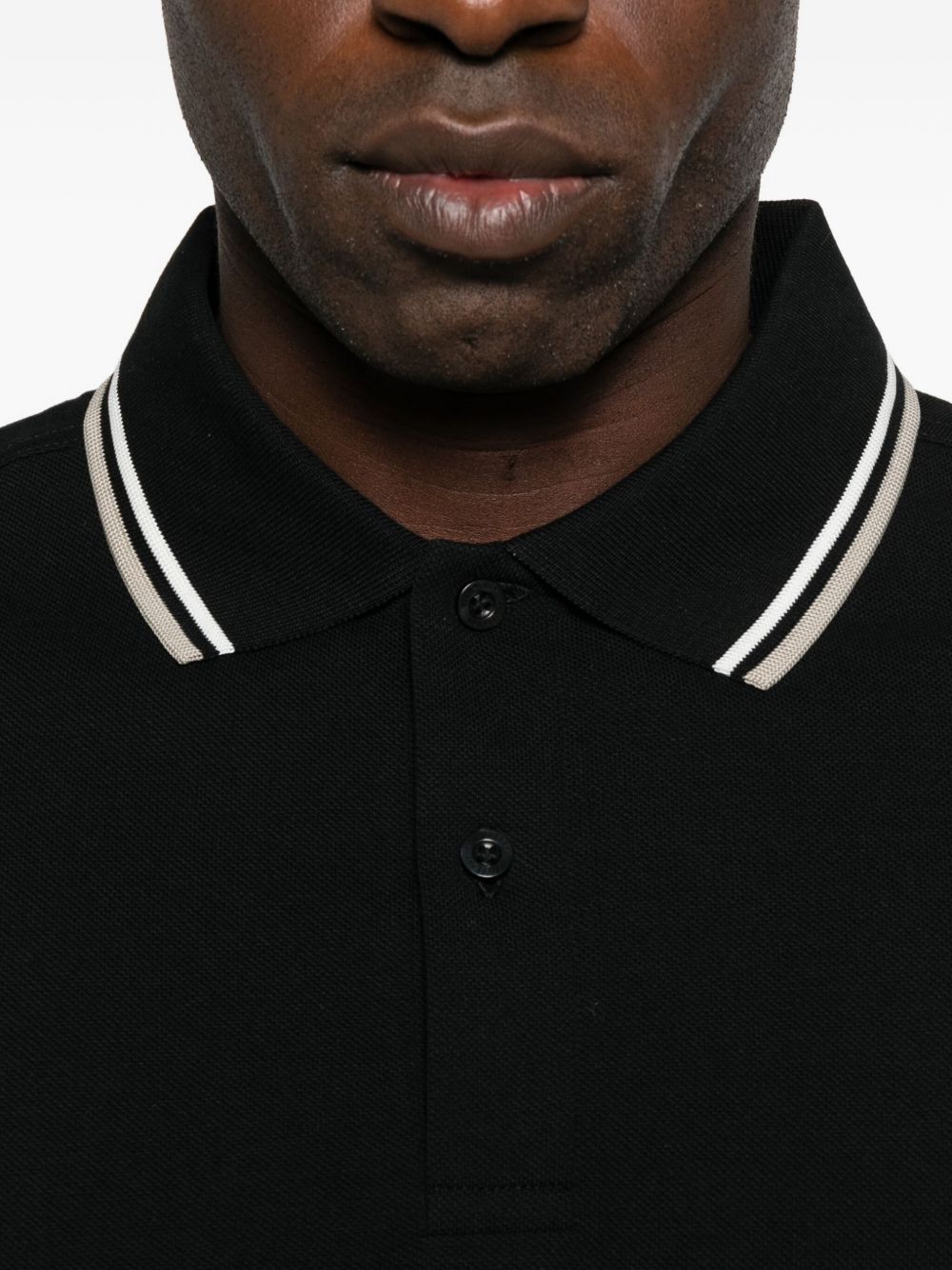 colour-block polo shirt