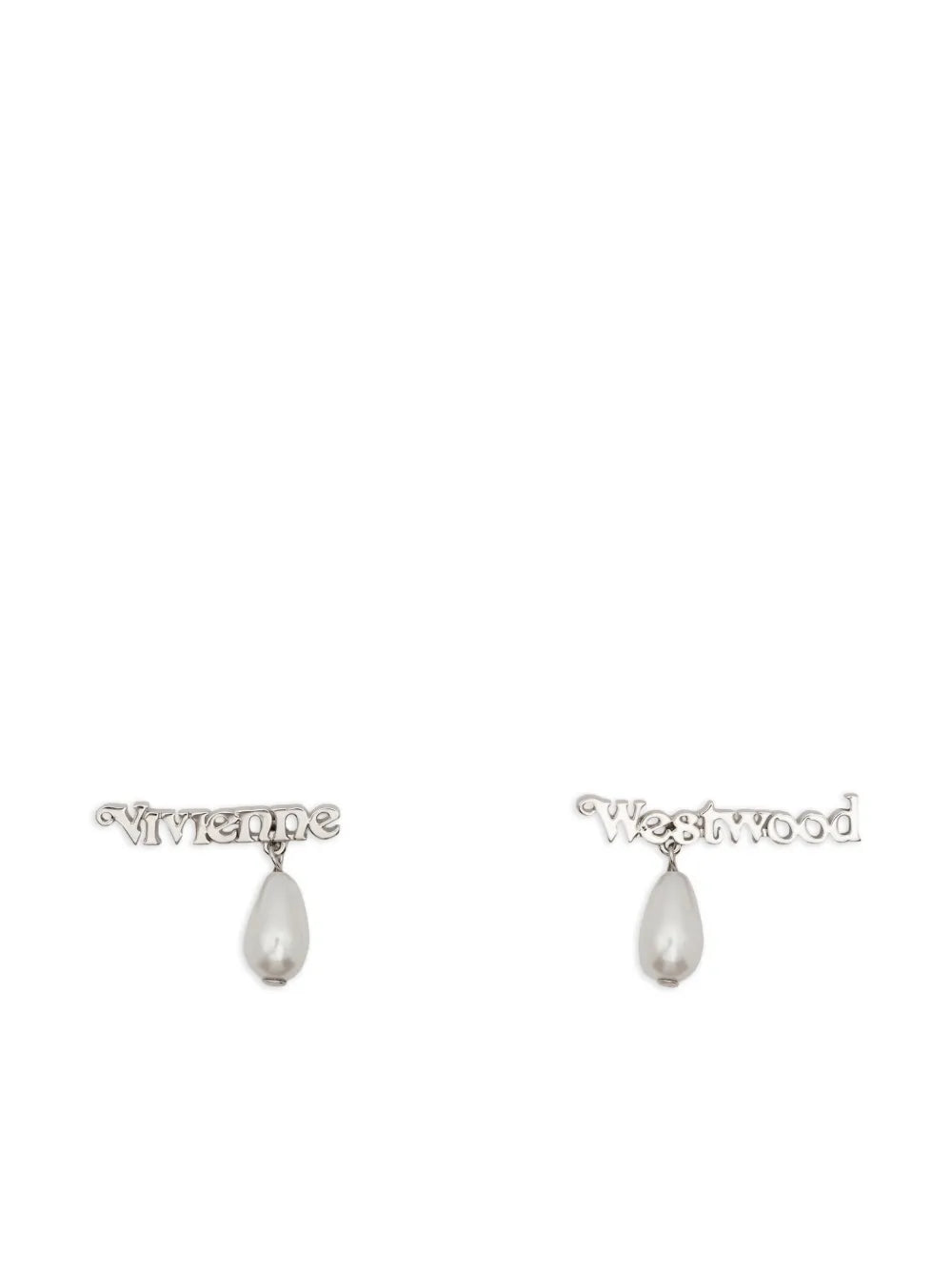 pearl embellished drop earrings