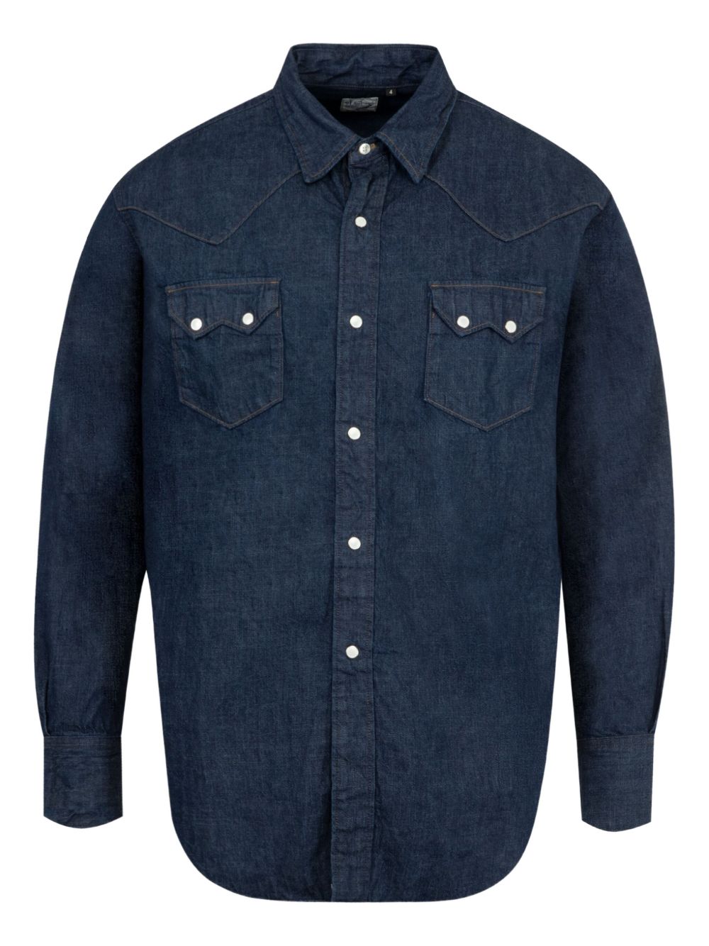 long-sleeve denim shirt