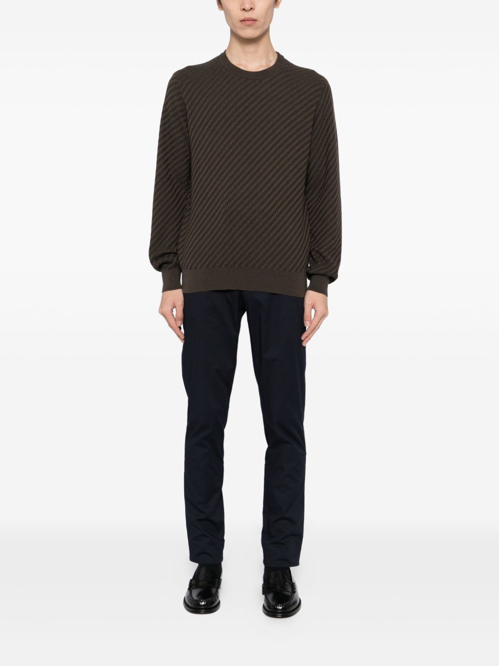 round-neck sweater